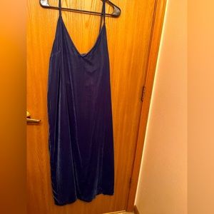 Old Navy velvet midi dress